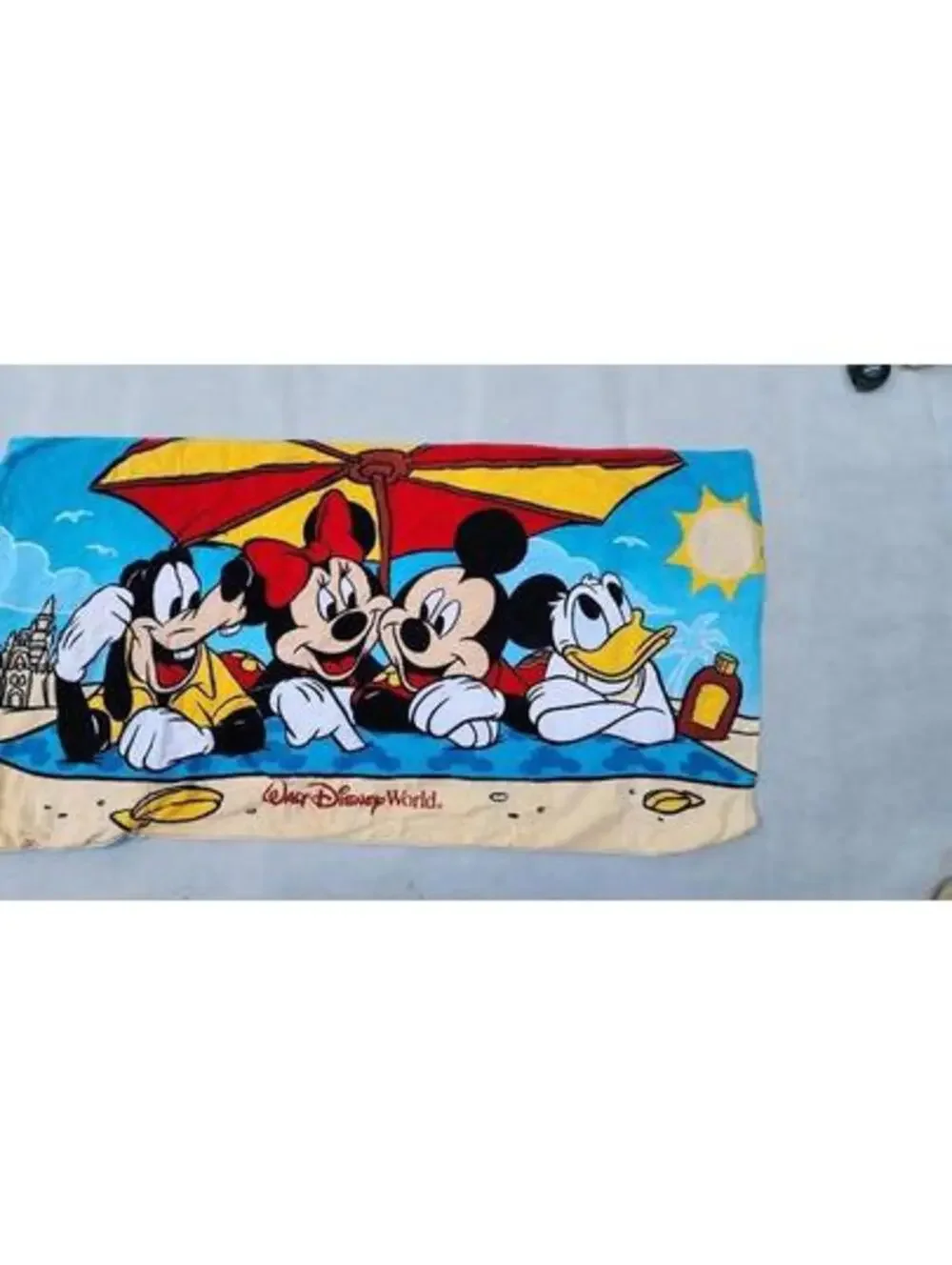 Disney World Park Exclusive Mickey & Friends Foldable Beach Towel Backpack
